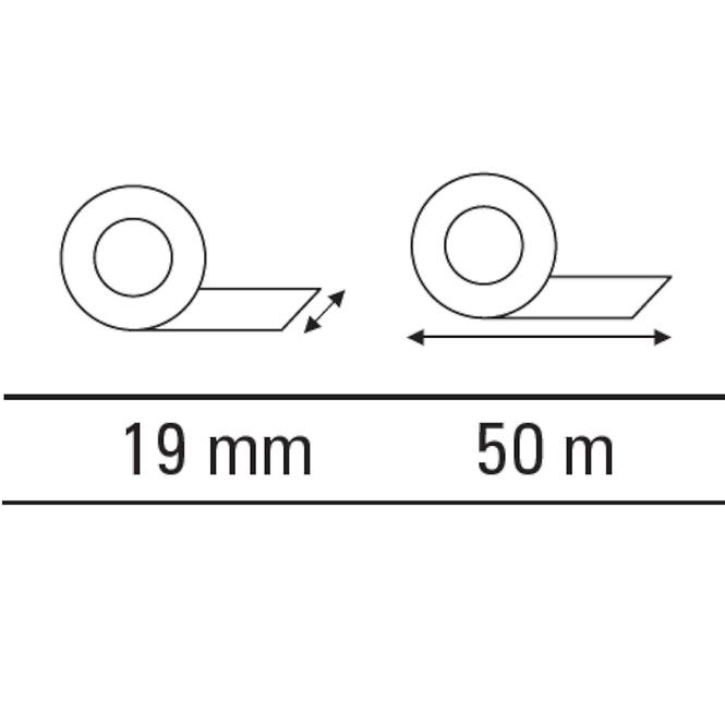 Lepící Páska 19 mm/50 m,2