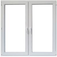 Okno dvoukřídlé 146,5x143,5cm bílá