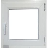 Okno pravé 60x60cm bílá