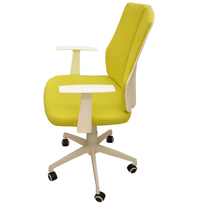 Otáčecí Židle Cz11126m Žlutý/Bilá