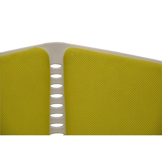 Otáčecí Židle Cz11126m Žlutý/Bilá,7