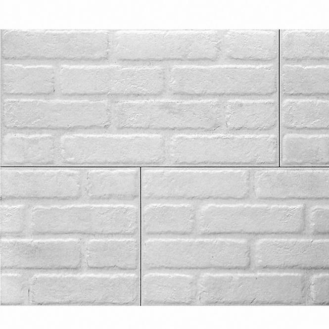 Nástěnný obklad mrazuvzdorný Brick white 31/62