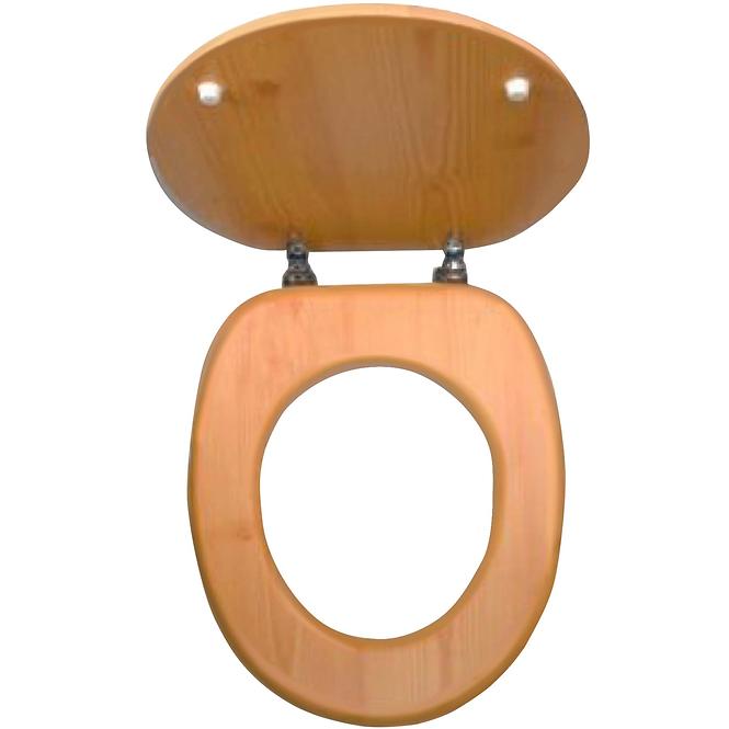 Sedátko dýhované dřevo WC/BOROVICE