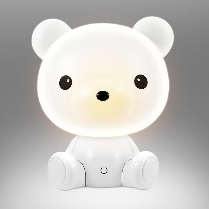 Stolní lampa myš LED 308221 LB1 bílé
