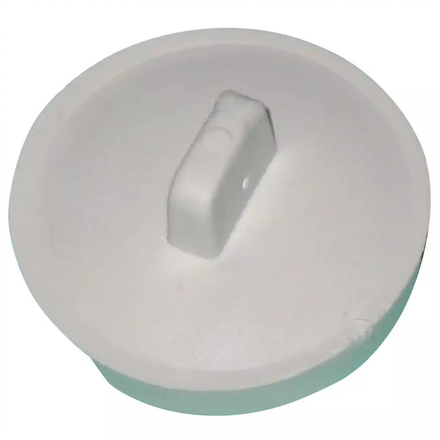 Zátka pro umývadlo bílá kor001