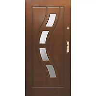 Vchodové dveře WZ 34 90L tmavý ořech dovnitř otevření