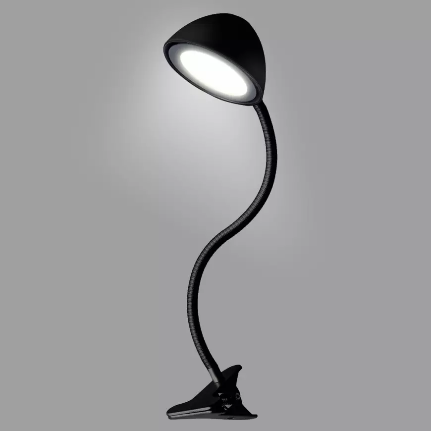 Stolní lampa 02877 RONI LED black CLIP