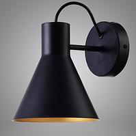 More nástěnná lampa 1x40w E27 černá mat