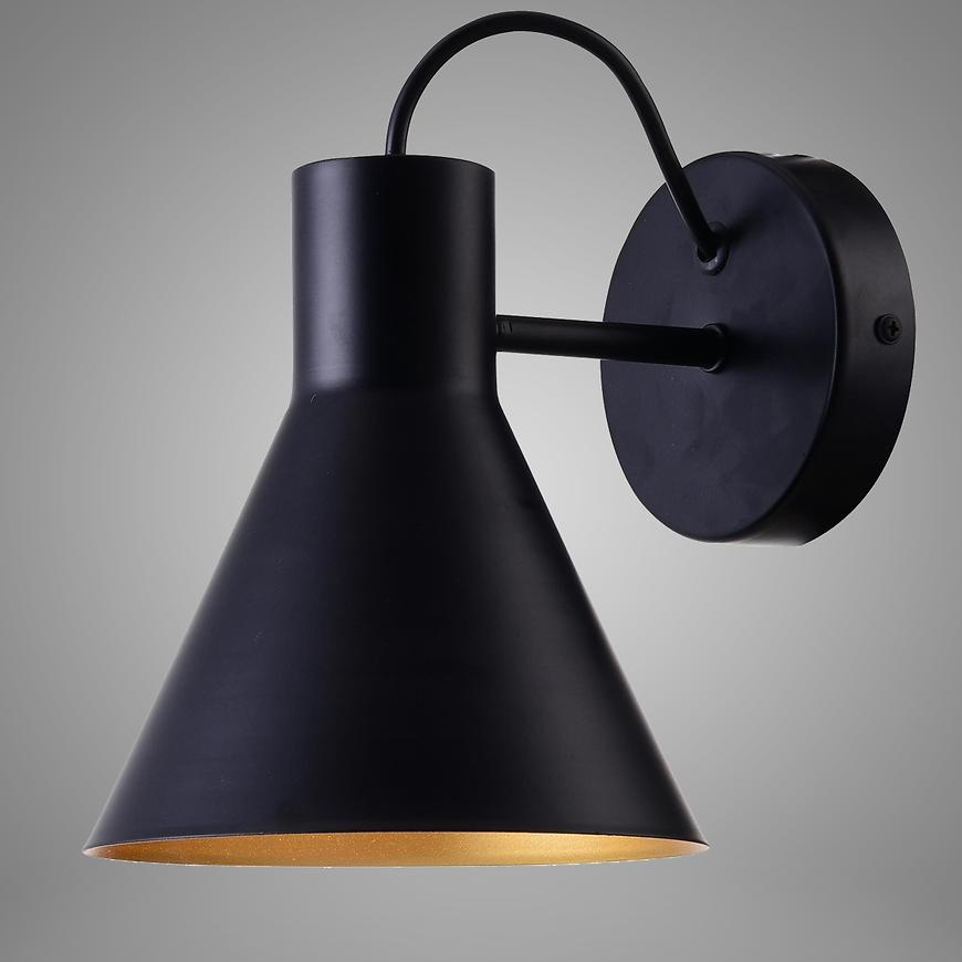 Levně More nástěnná lampa 1x40w E27 černá mat