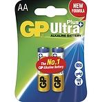 Alkalická baterie GP Ultra Plus AA (LR6), 2 ks