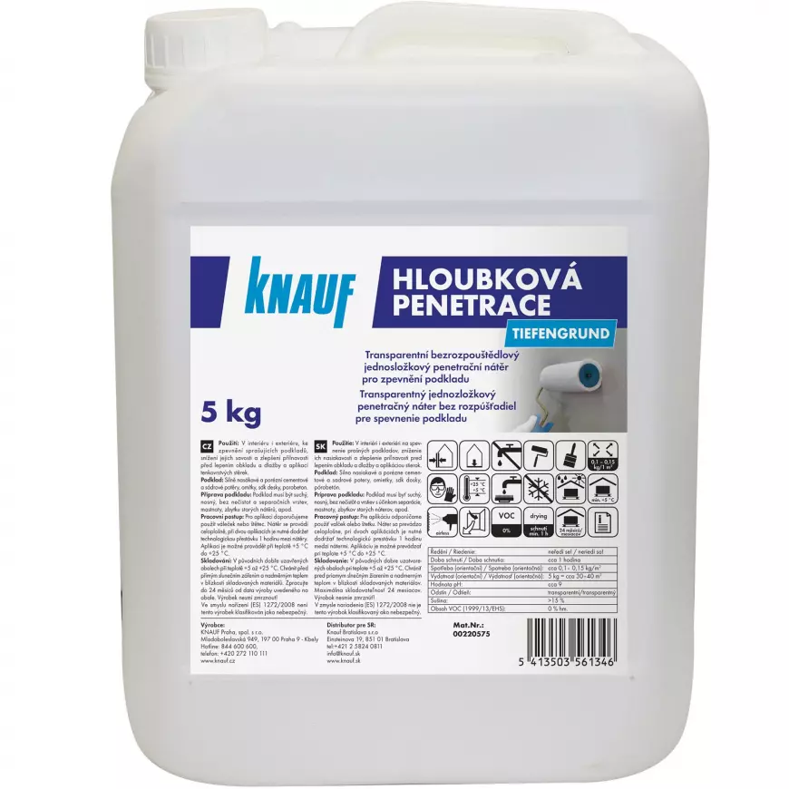 Hloubková penetrace Knauf TIEFENGRUND 5 l