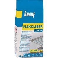Flexibilní cementové lepidlo na obklady a dlažbu Knauf Flexkleber C2TE S1 mrazuvzdorné 5 kg