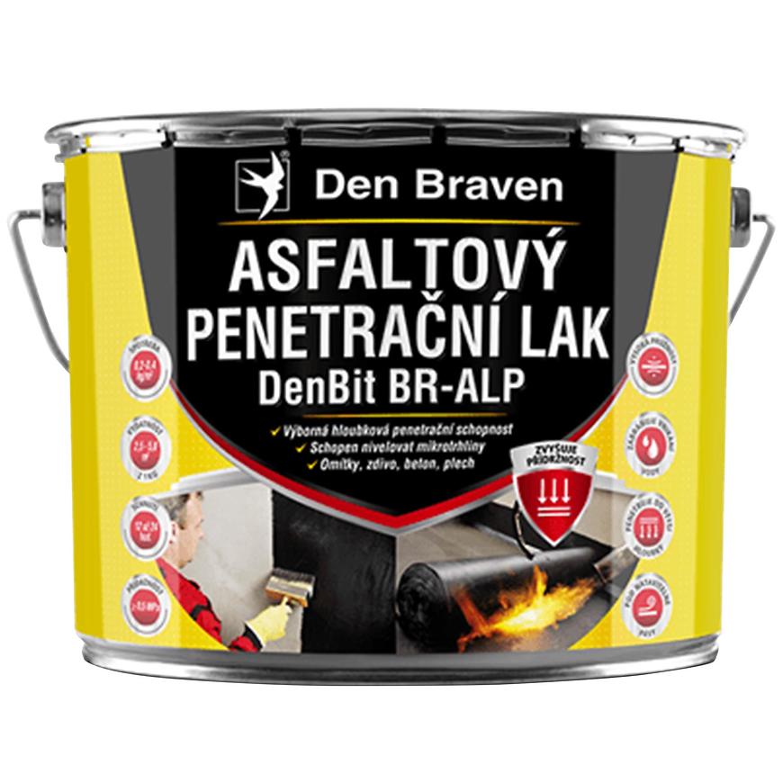 Levně Asfaltový penetrační lak Den Braven DenBit BR – ALP 4,5 kg
