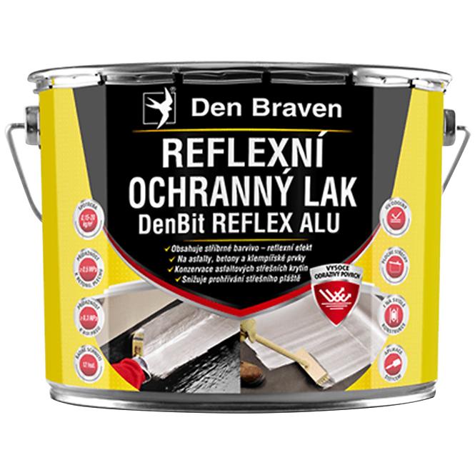 Reflexní ochranný lak Den Braven DenBit REFLEX ALU 4,5 kg
