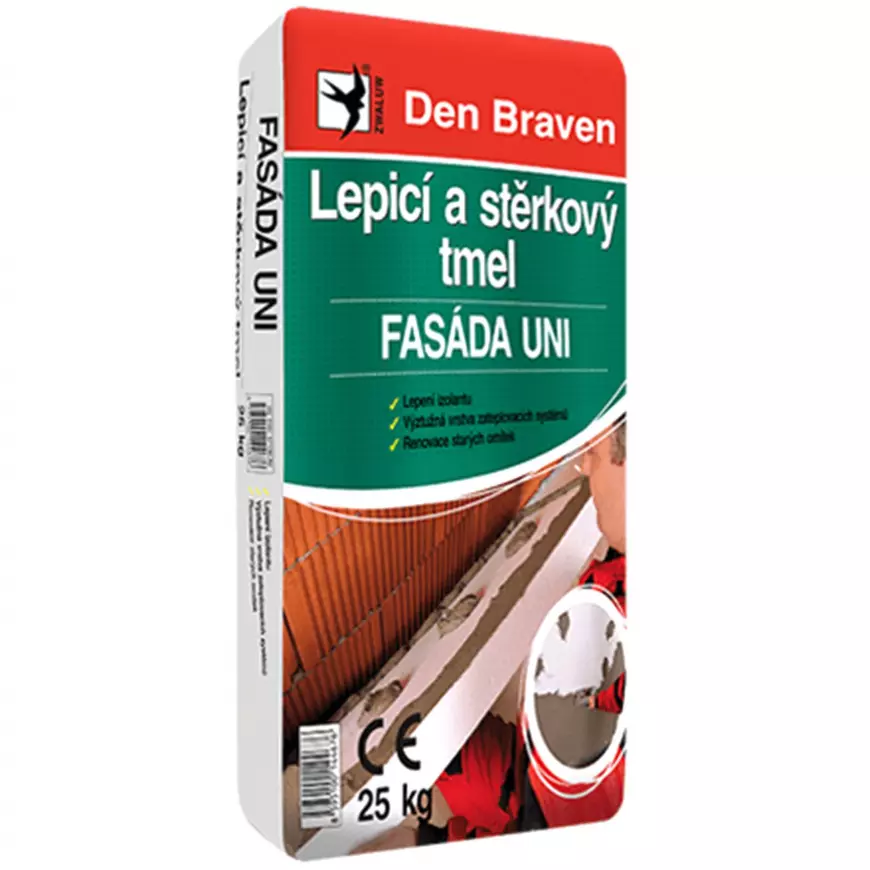 Den Braven Lepicí a stěrkový tmel FASÁDA UNI 25 kg