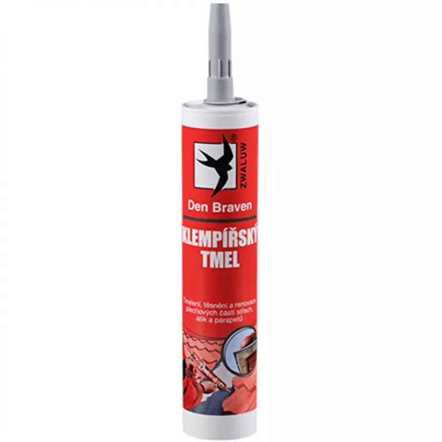 Klempířský tmel Den Braven 310 ml hnědá