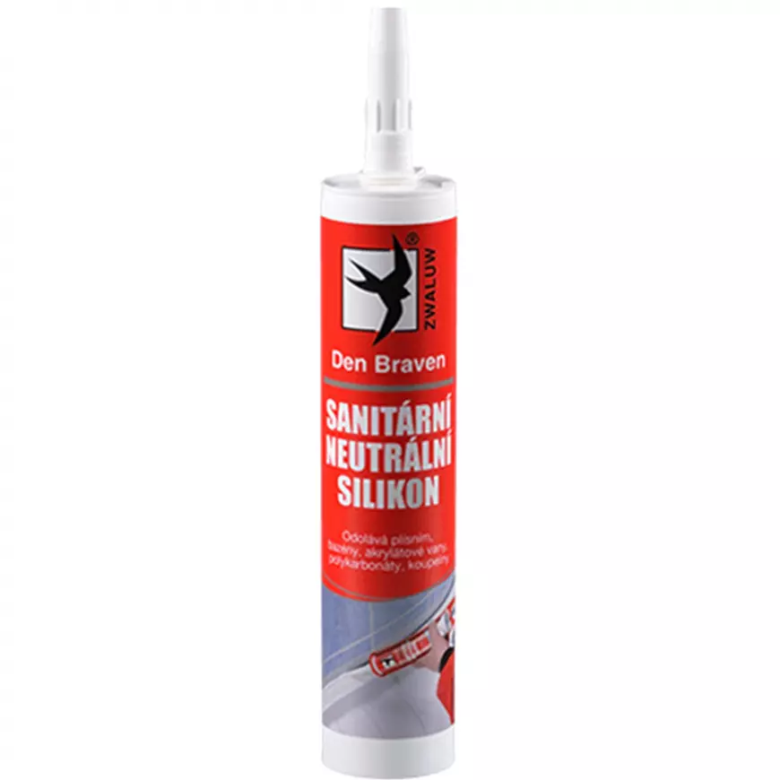 Silikon sanitární Den Braven OXIM bílá 310 ml neutrální