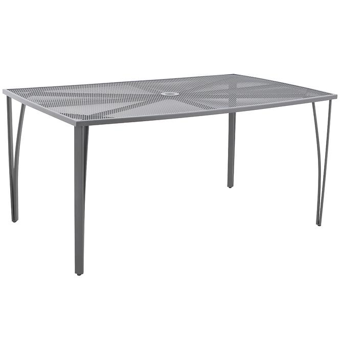 Sada kovového nábytku obdélníkový stůl + 6 židlí