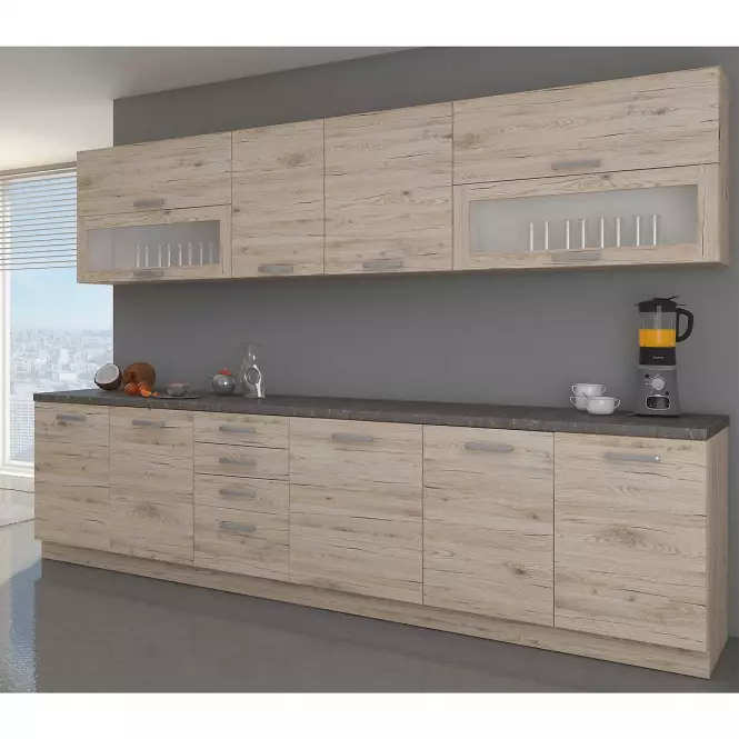 Kuchyňská skříňka Karolina Bordeaux 58X58 GN-72 1F,3