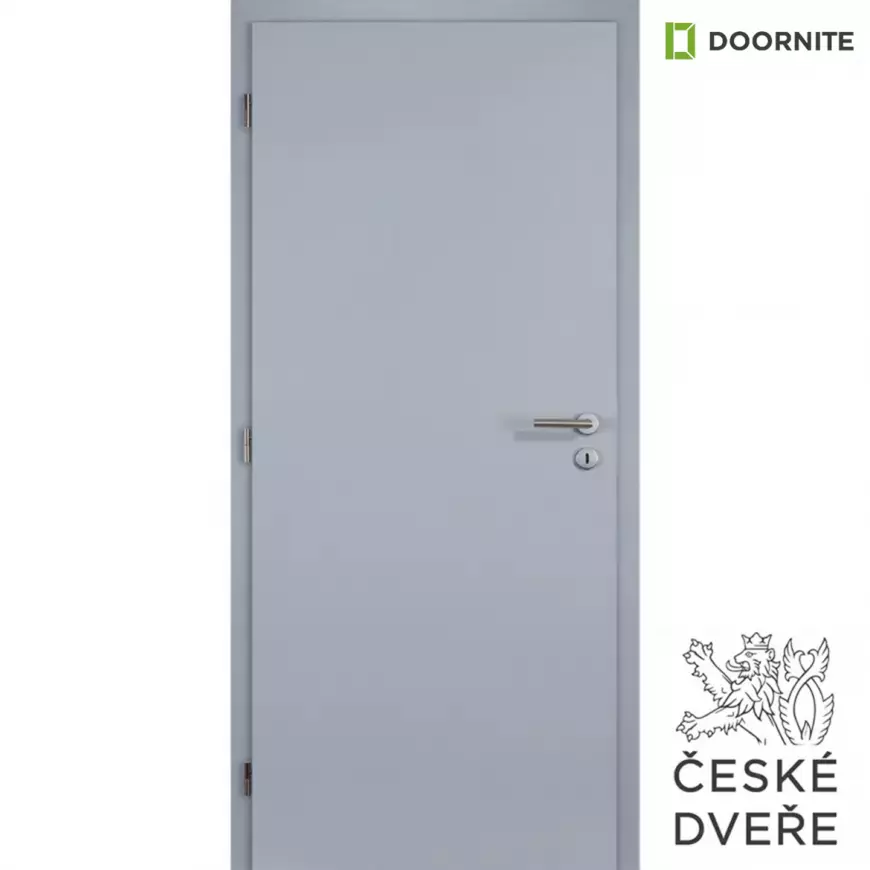 Protipožární Dveře Šedé CPL 80L Fab