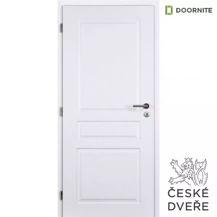 Interiérové dveře Troja Plné Bílé 90L