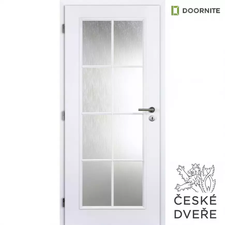 Interiérové dveře Elida Sklo Bílé 70L