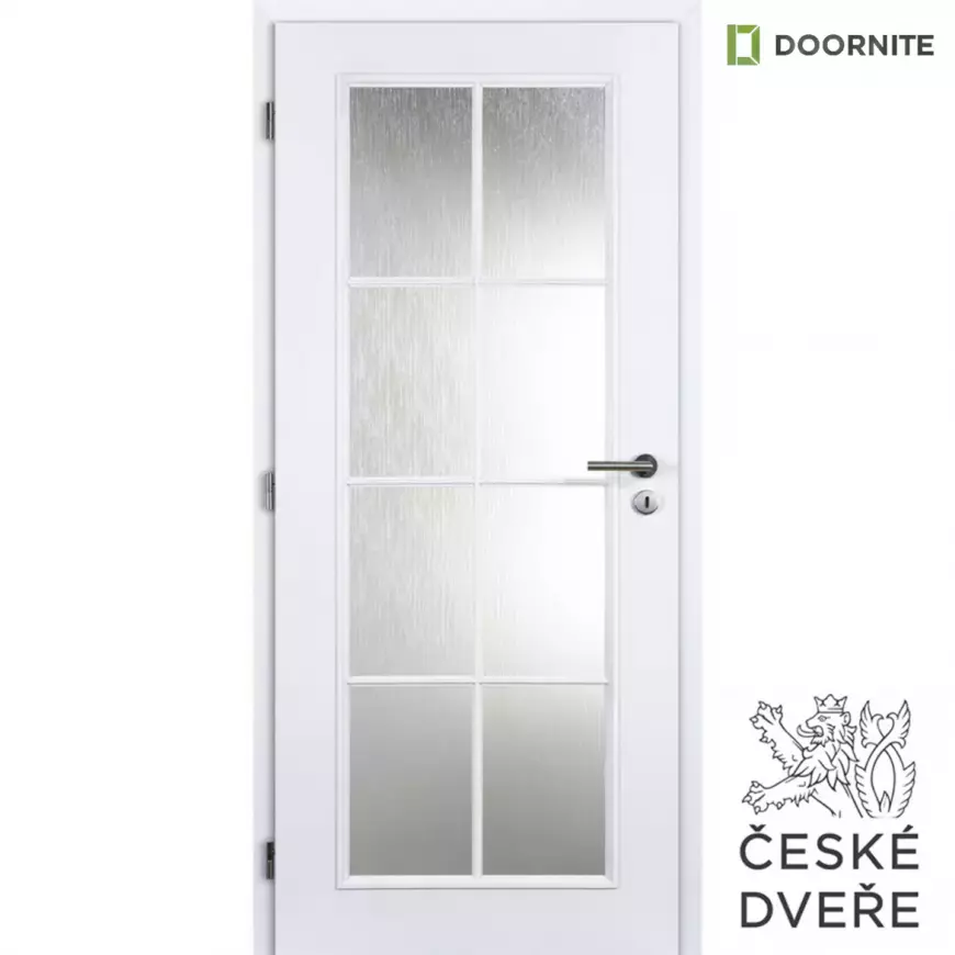 Interiérové dveře Elida Sklo Bílé 80L