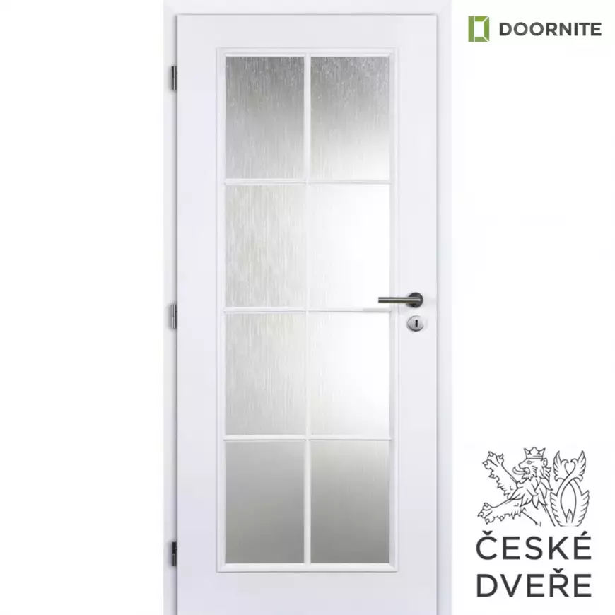 Interiérové dveře Elida Sklo Bílé 90L