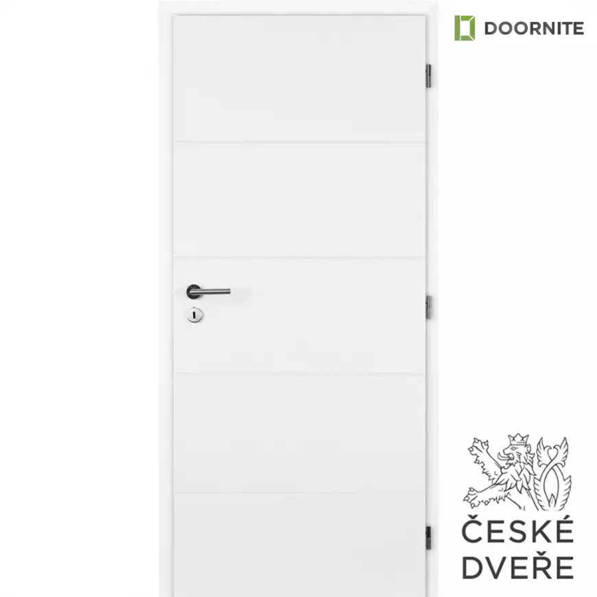 Interiérové dveře Quatro plné 60P bílé