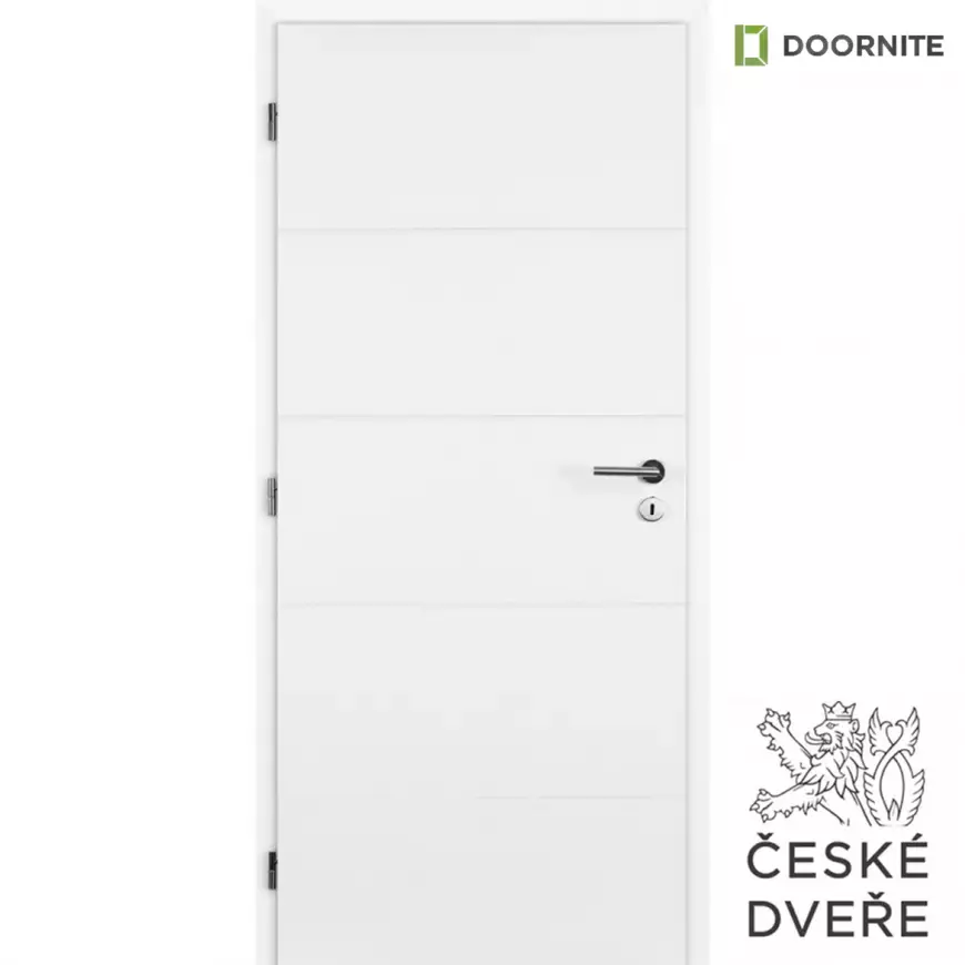 Interiérové dveře Quatro plné 70L bílé