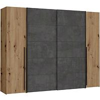 Šatní skříň Narago 270 cm Dub Aristan/Beton