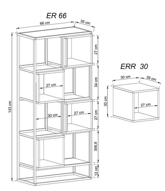 Regál Enjoy 66cm