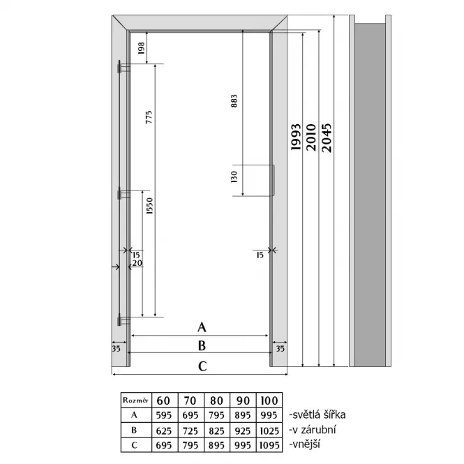 Ocelove zarubne FD-1 80P