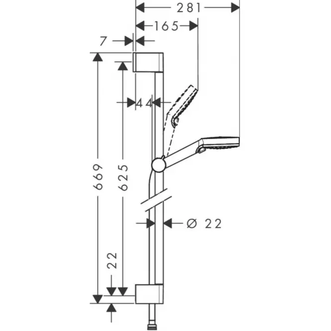 Sprchová souprava Crometta Vario 26532400