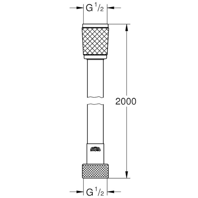 Sprchová hadice VITALIOFLEX COMFORT 2000 mm