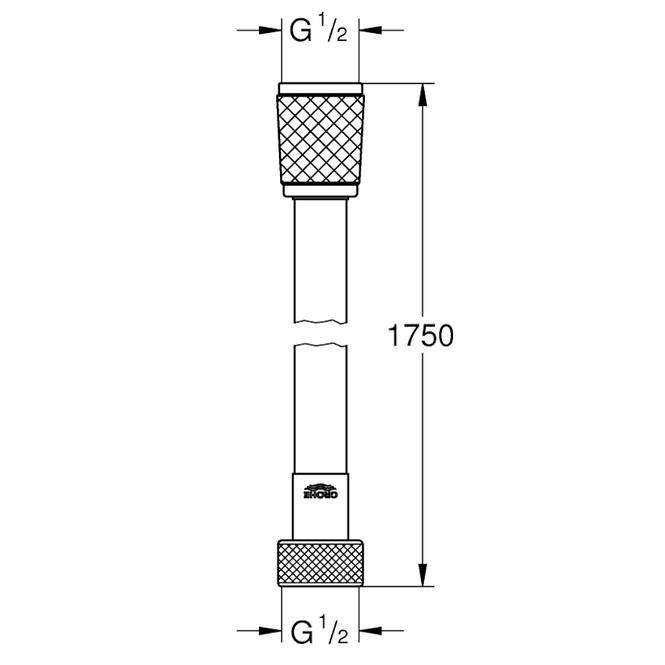 Sprchová hadice VITALIOFLEX TREND 1750 mm,2