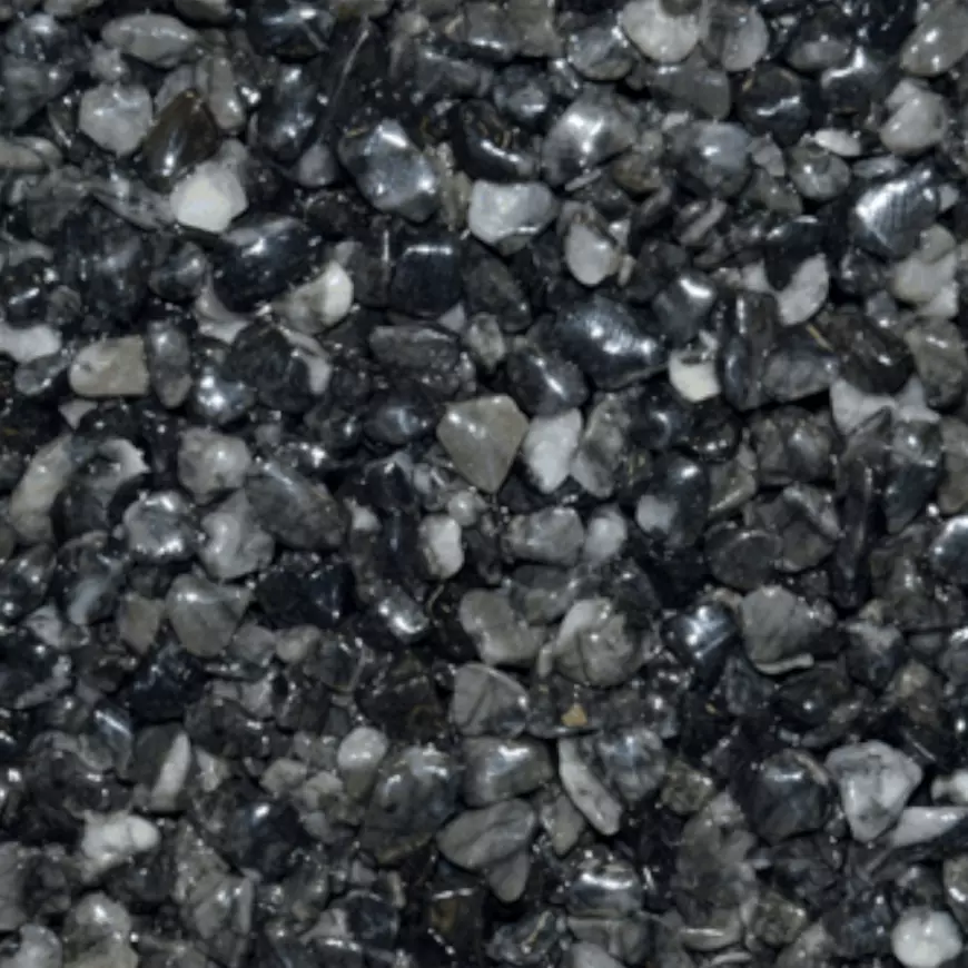 Mramorové kamínky Den Braven černé – antracit 3-6mm 25 kg