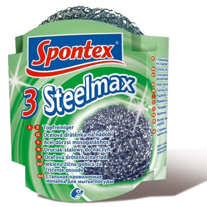 Drátěnka Steelmax -  3 ks Spontex