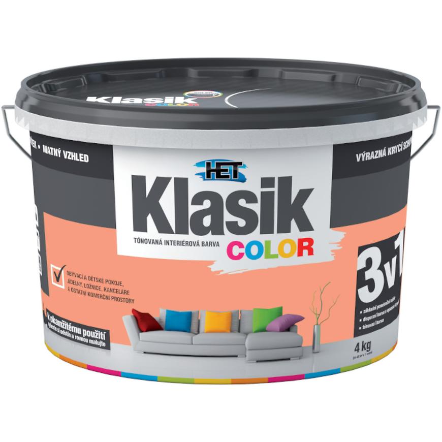 Levně Het Klasik Color 0828 lososový 4kg