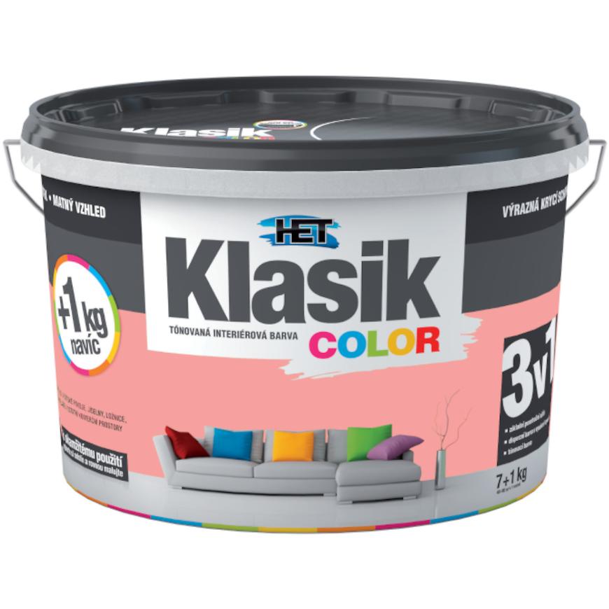 Levně Het Klasik Color 0828 lososový 7+1kg