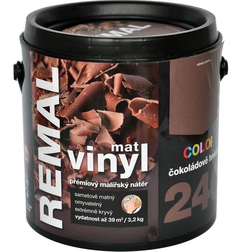 Levně Remal Vinyl Color mat čokoládově hnědá 3,2kg