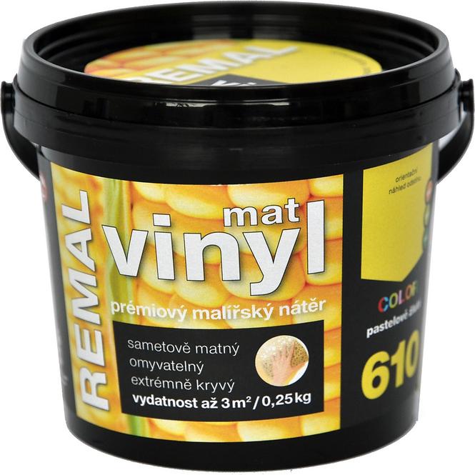 Remal Vinyl Color mat pastelově žlutá 0,25kg           