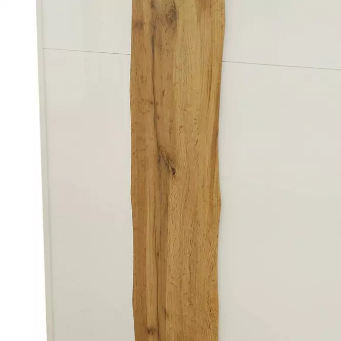 Šatní skříň Wood 200 cm Bílá/Dub Wotan,6