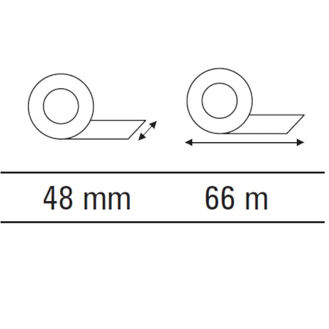 Páska balící tichá 48 mm x 60 m 