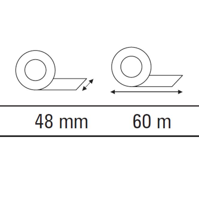 Páska kluzná 48 mm/60 m motive,2