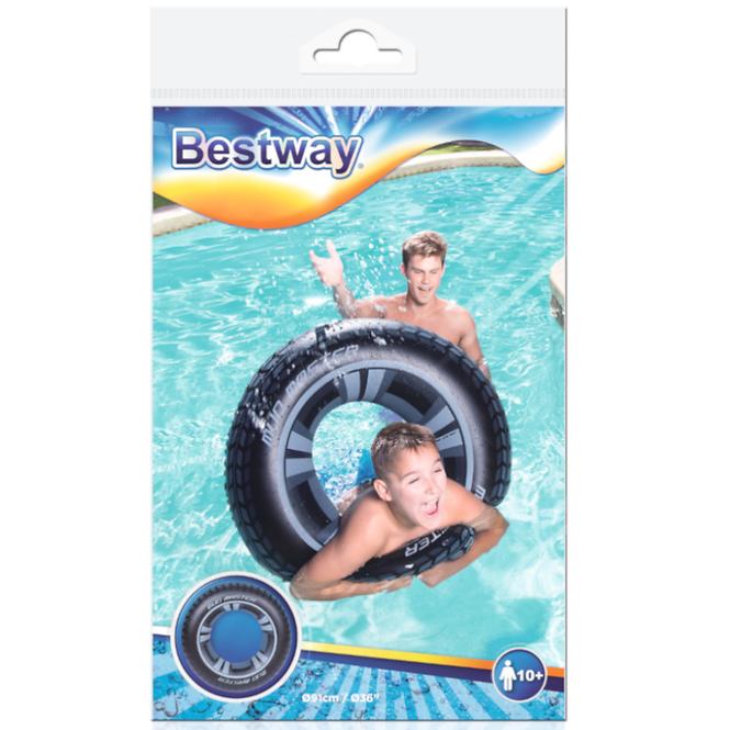 Plavací kruh pneumatika Ø 91 cm, 36016
