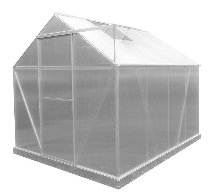 Polykarbonátový skleník 193 X 250 cm,6