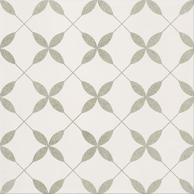 Dlažba Clover gray pattern 29,8/29,8 