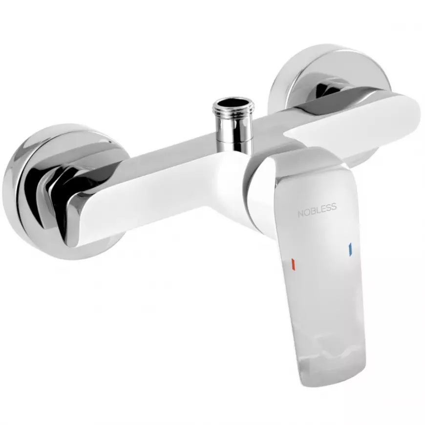 Sprchová baterie bez příslušenství 150 mm Tina bílá/chrom NOVASERVIS 38062/1,1
