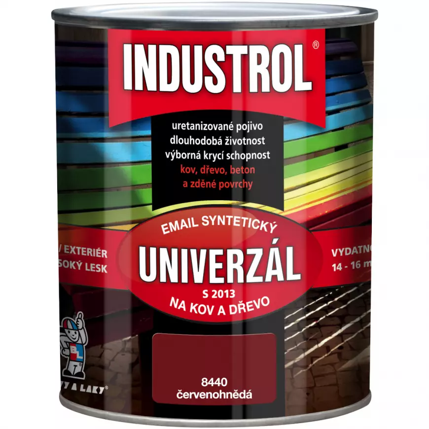 Industrol uni 8440 červenohnědý 0,75l